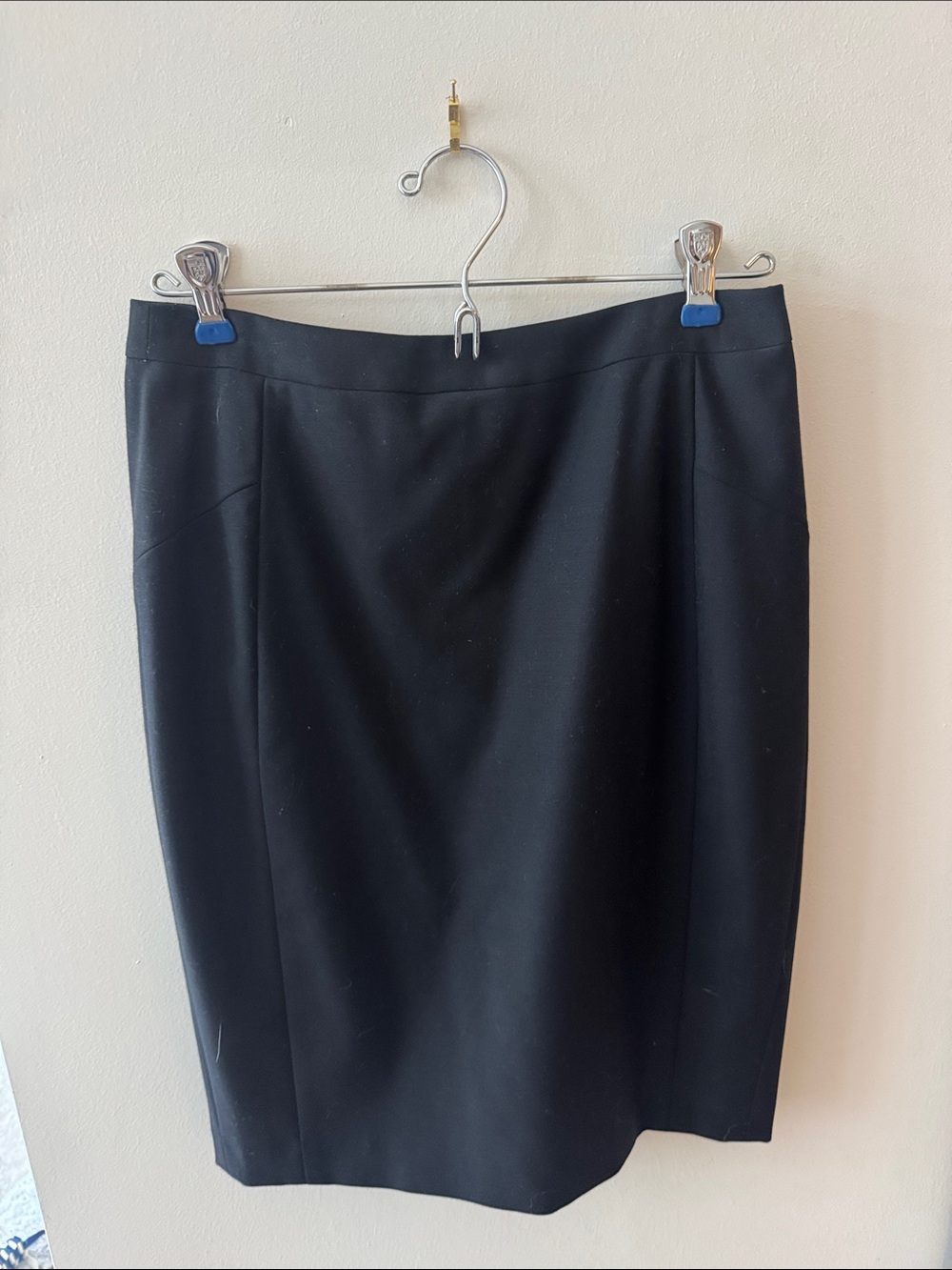 Reiss Black Tailored Pencil Skirt